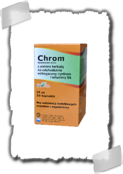 Chrom z zielon� herbat�